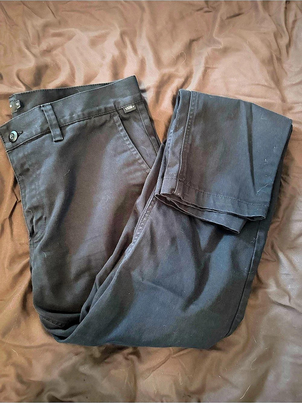 Vans Authentic Chino Pants Men's Black Waist 33